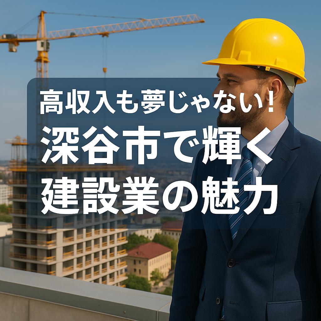 高収入も夢じゃない!深谷市で輝く建設業の魅力